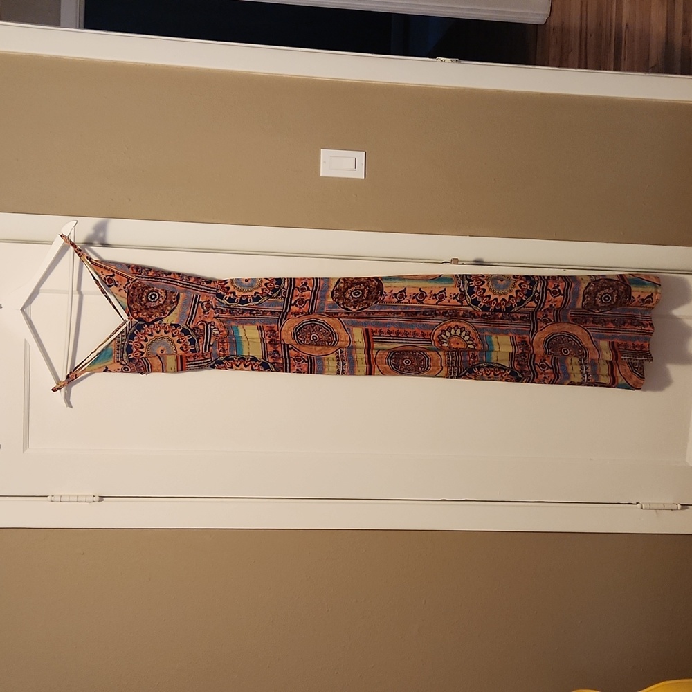 LuLus print maxi dress XS